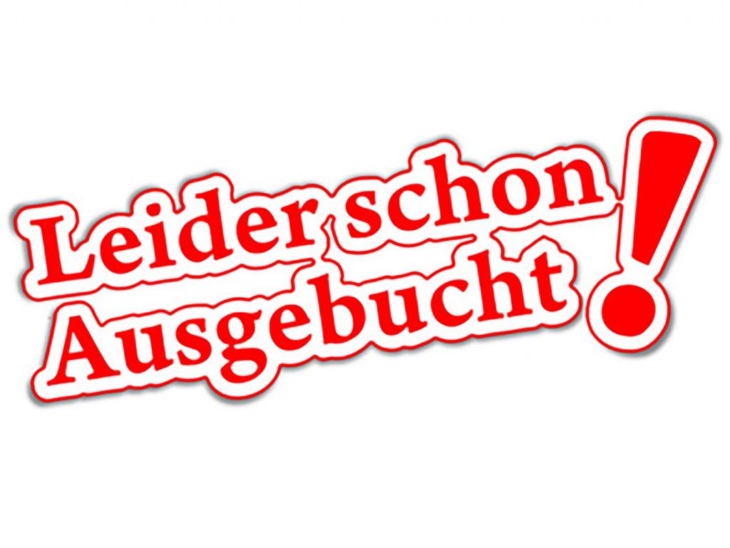 Textfeld: Ausgebucht